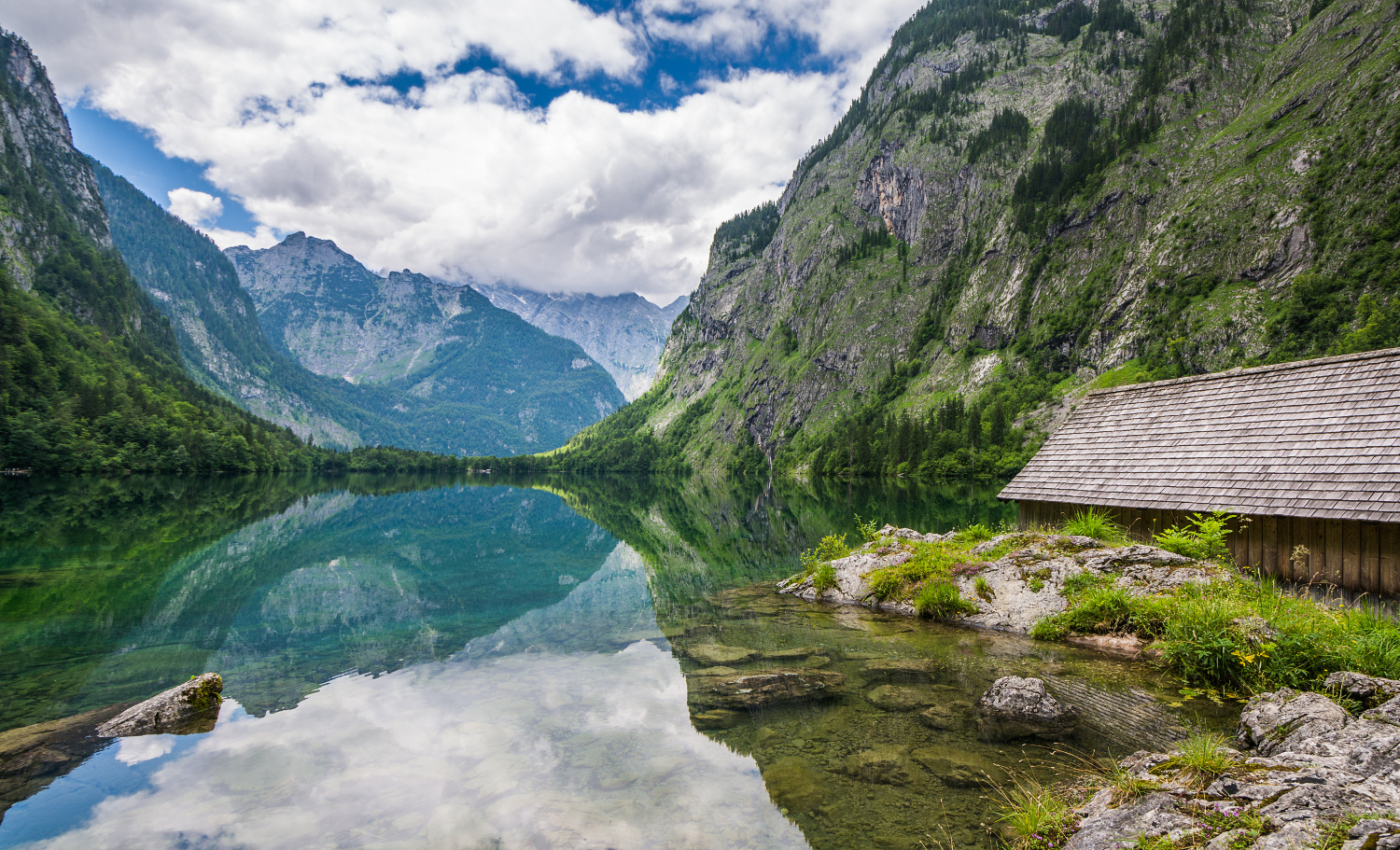 Spiegelung im Obersee