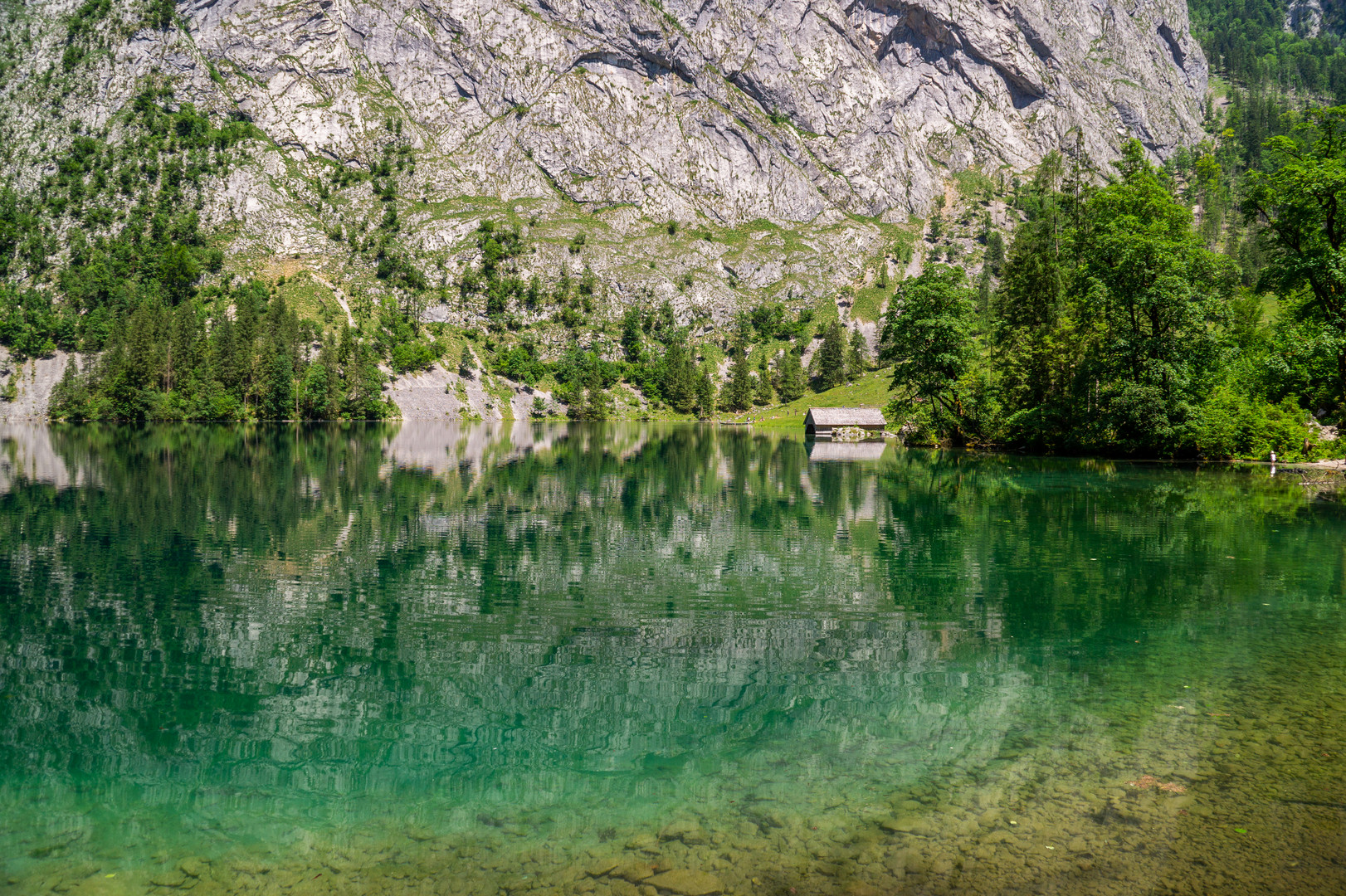 Spiegelung im Obersee