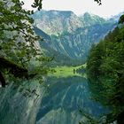 Spiegelung im Obersee bei Berchtesgaden