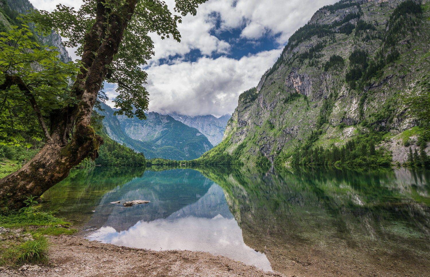 Spiegelung im Obersee