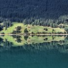 Spiegelung im Reschensee