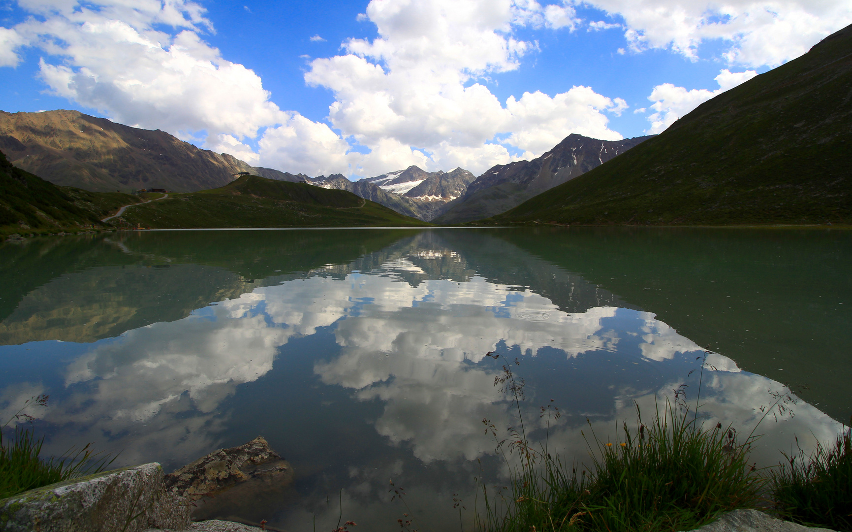 Spiegelung im Riffelsee