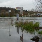 Spiegelung im Ruhrhochwasser