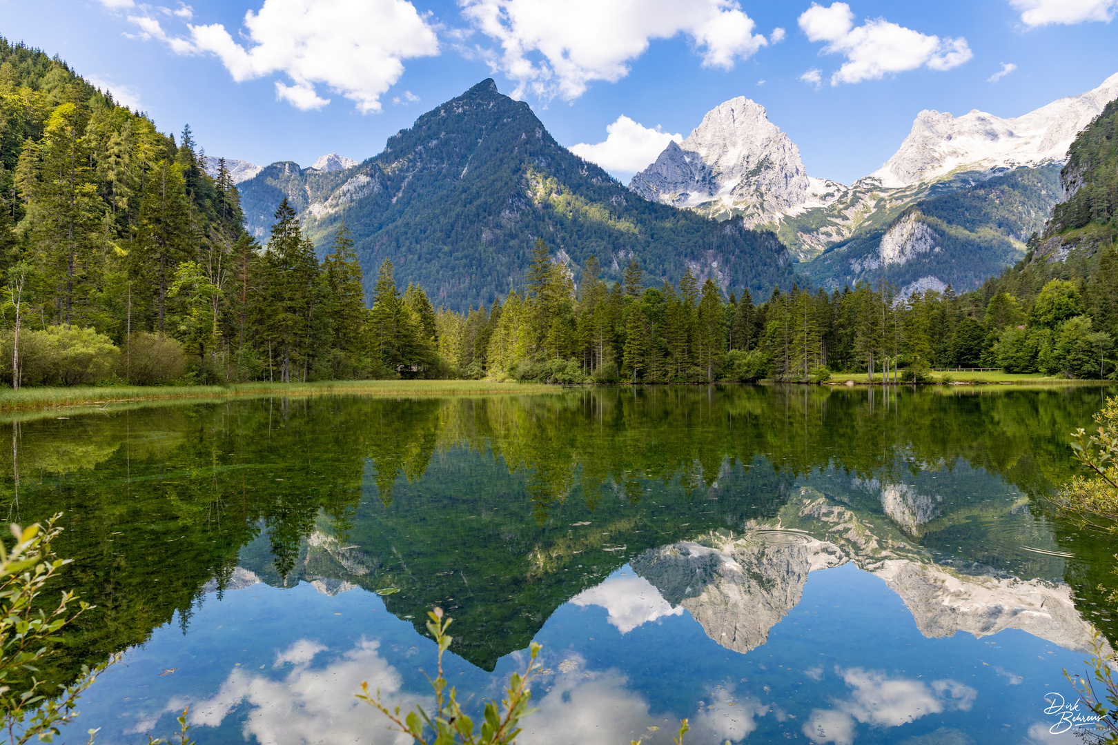 Spiegelung im Schiederweiher