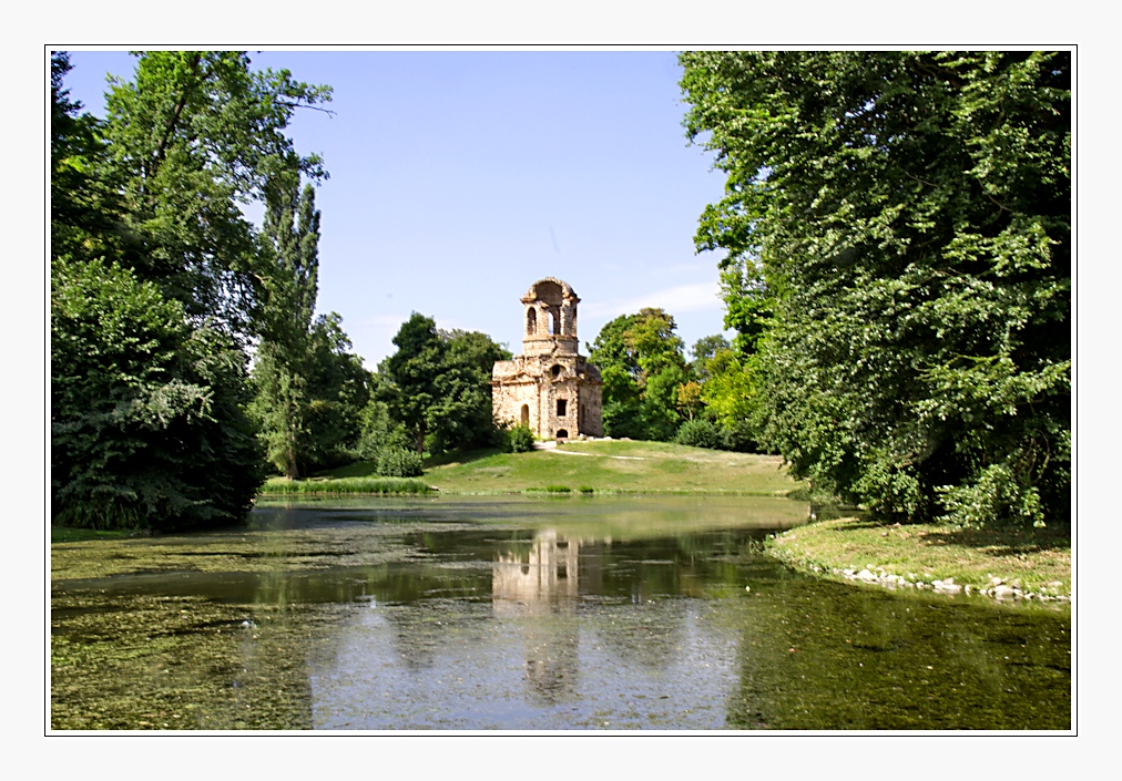 spiegelung im schlosspark schwetzingen (2)