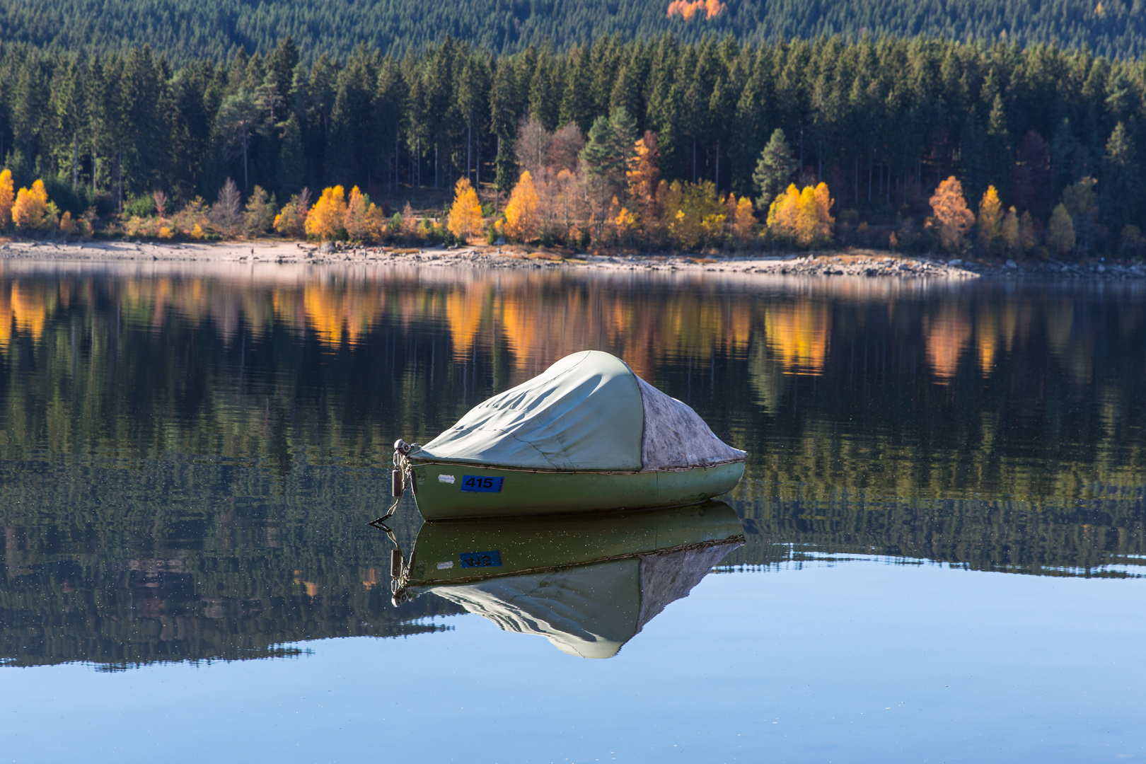 Spiegelung im Schluchsee