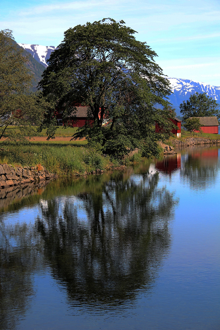 Spiegelung im See