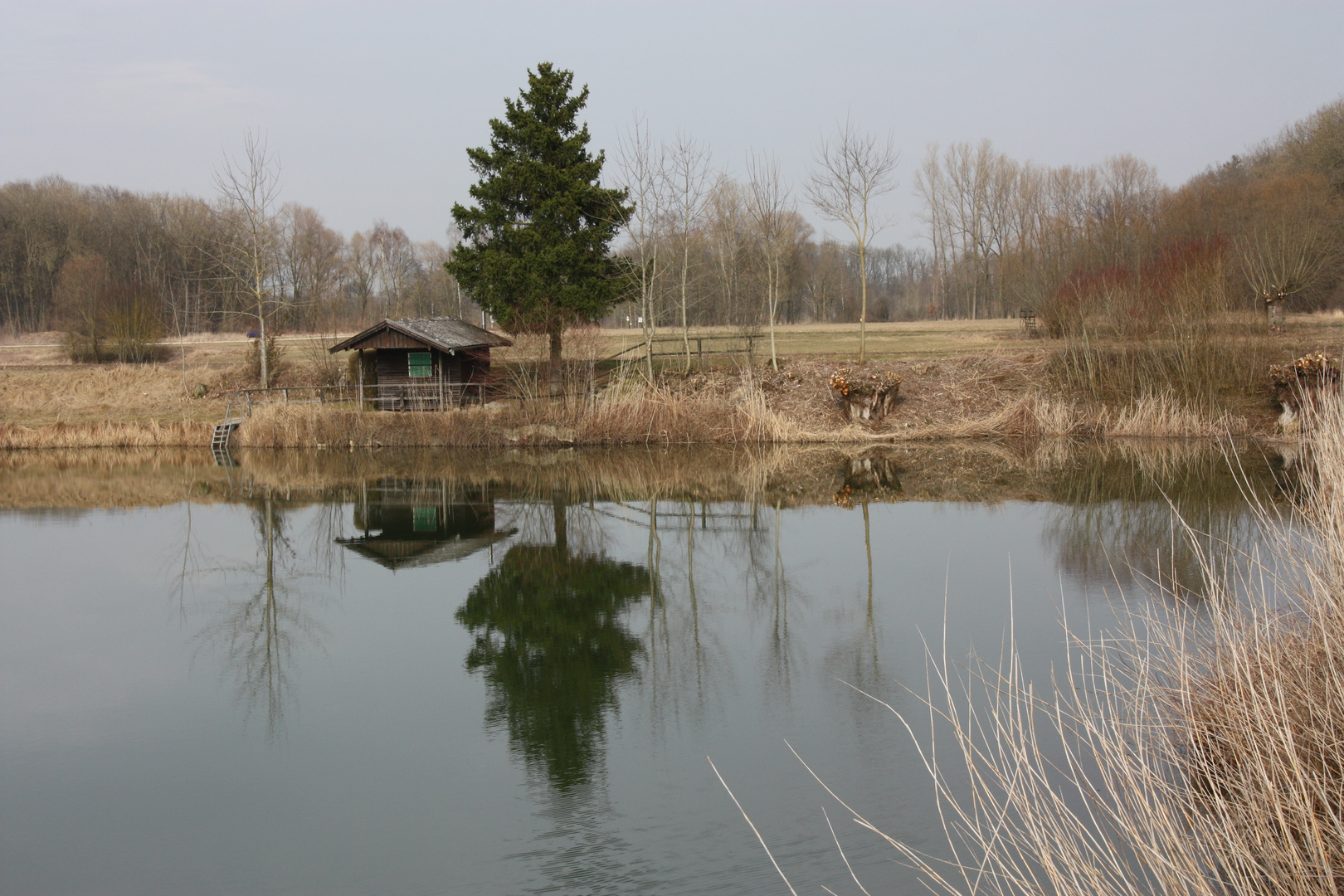 Spiegelung im See 