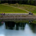 Spiegelung im Speichersee