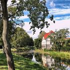 Spiegelung im Stadtgraben Delitzsch 