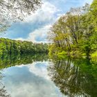 Spiegelung im Stausee