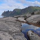 Spiegelung im Süden der Insel Senja