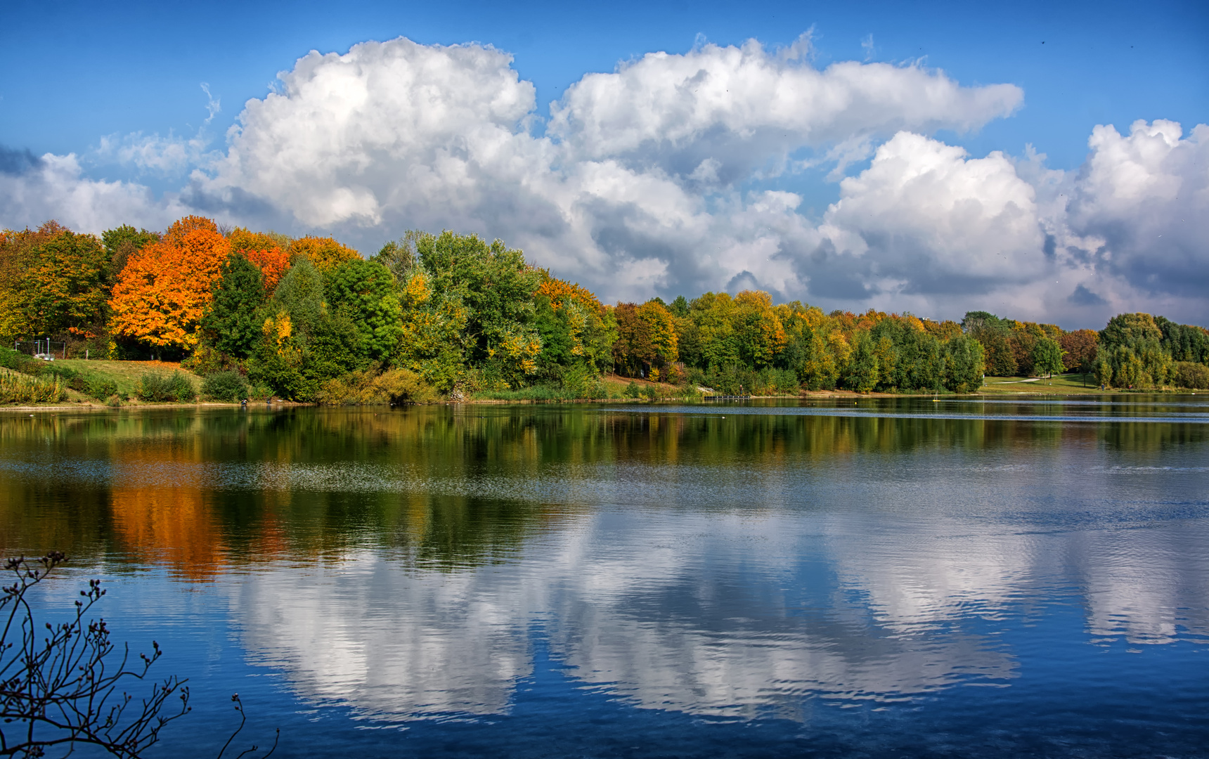 Spiegelung im Wasser..