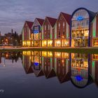 Spiegelung im Wasser ( Hochwasser )