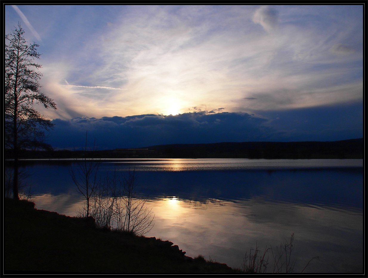 Spiegelung im Weißenstädter See