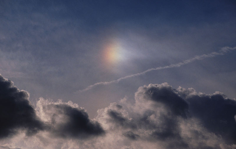 Spiegelung in den Wolken