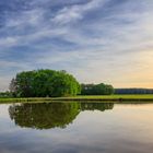 Spiegelung in der Abendsonne