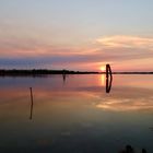 Spiegelung in der Lagune von Venedig