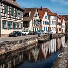 Spiegelung in der Lauter im Elsass