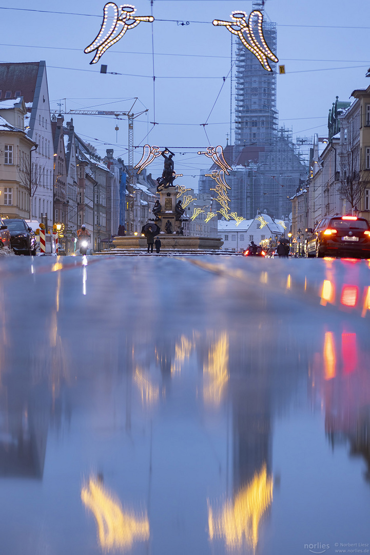 Spiegelung in der Maxstraße