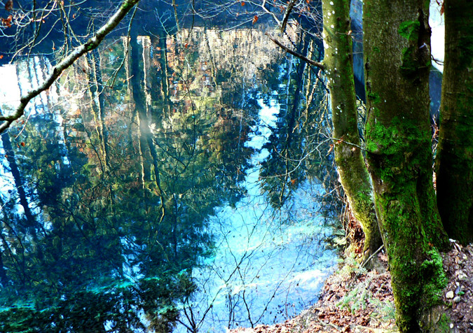 Spiegelung in der Teufelskuchel