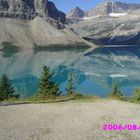 spiegelung in einem see in kanada