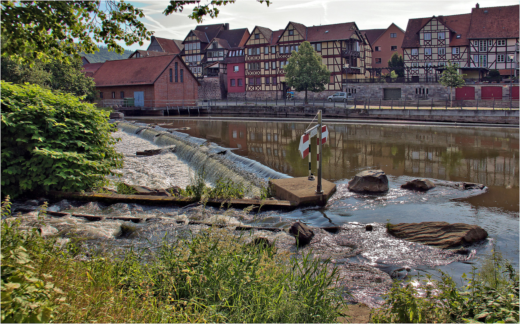 spiegelung in hann.-münden