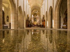 Spiegelung - Kloster Zlata Koruna in Tschechien