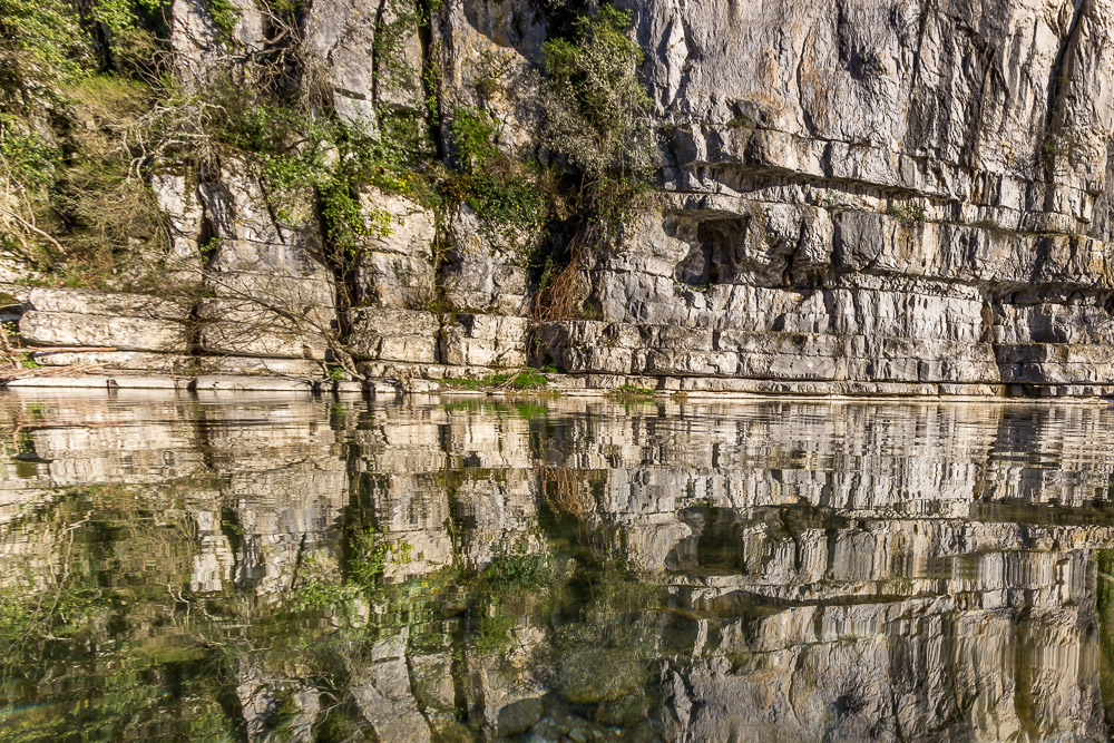 Spiegelung - La Beaume ( Ardeche )