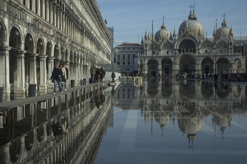 Spiegelung Markusplatz