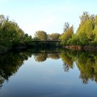 Spiegelung mit Brücke