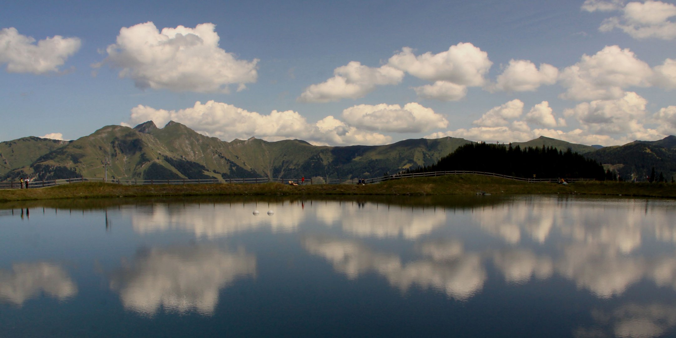 Spiegelung oberhalb von Rauris :-)