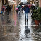 Spiegelung Regenschirm 