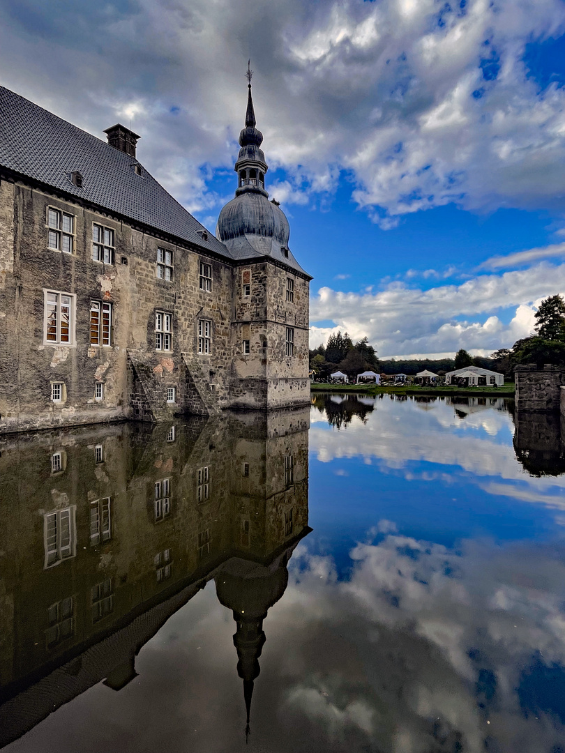 Spiegelung Schloss Lembeck