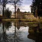 Spiegelung Schlossruine Harbke