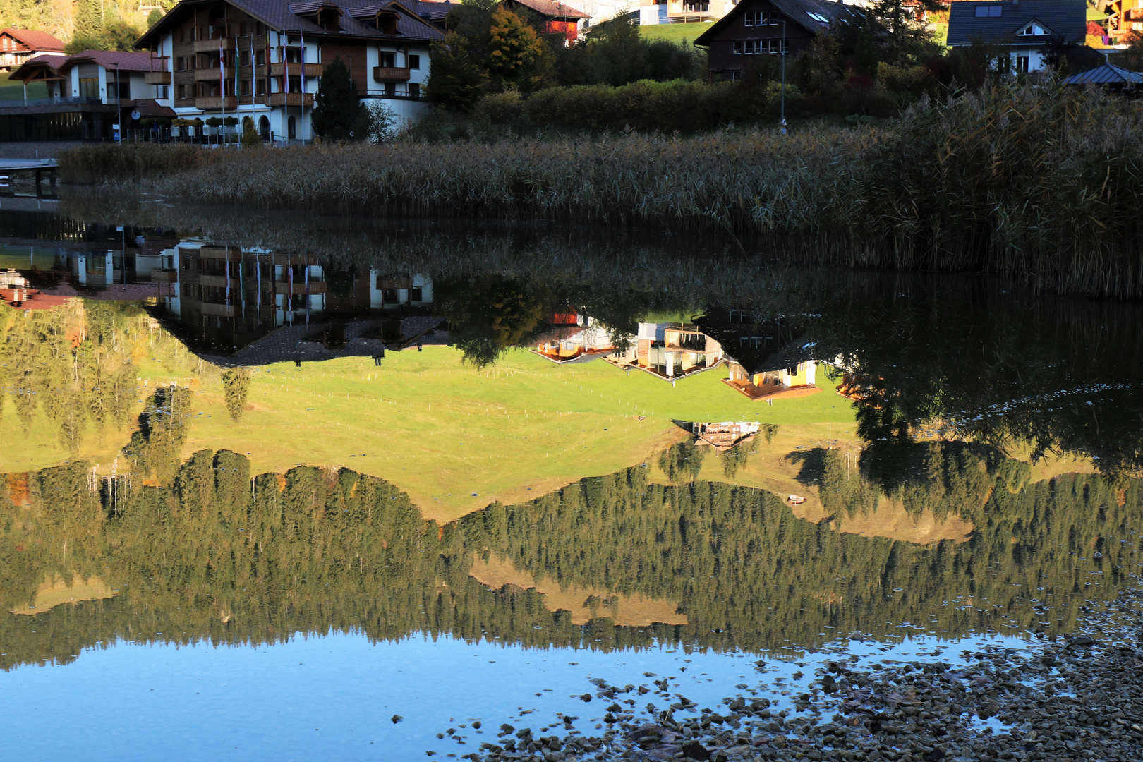 Spiegelung Schwarzsee