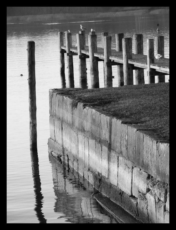 spiegelung spiegelung wär is die schönste mauer am see..