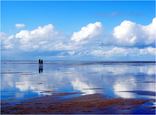 .....Spiegelung und Weite meiner Nordsee!