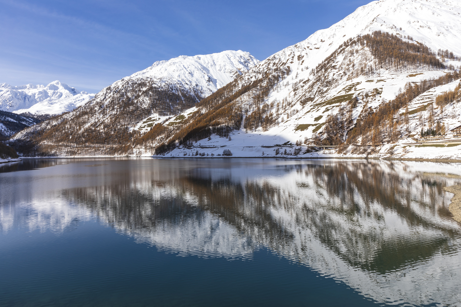 Spiegelung Winterstimmung