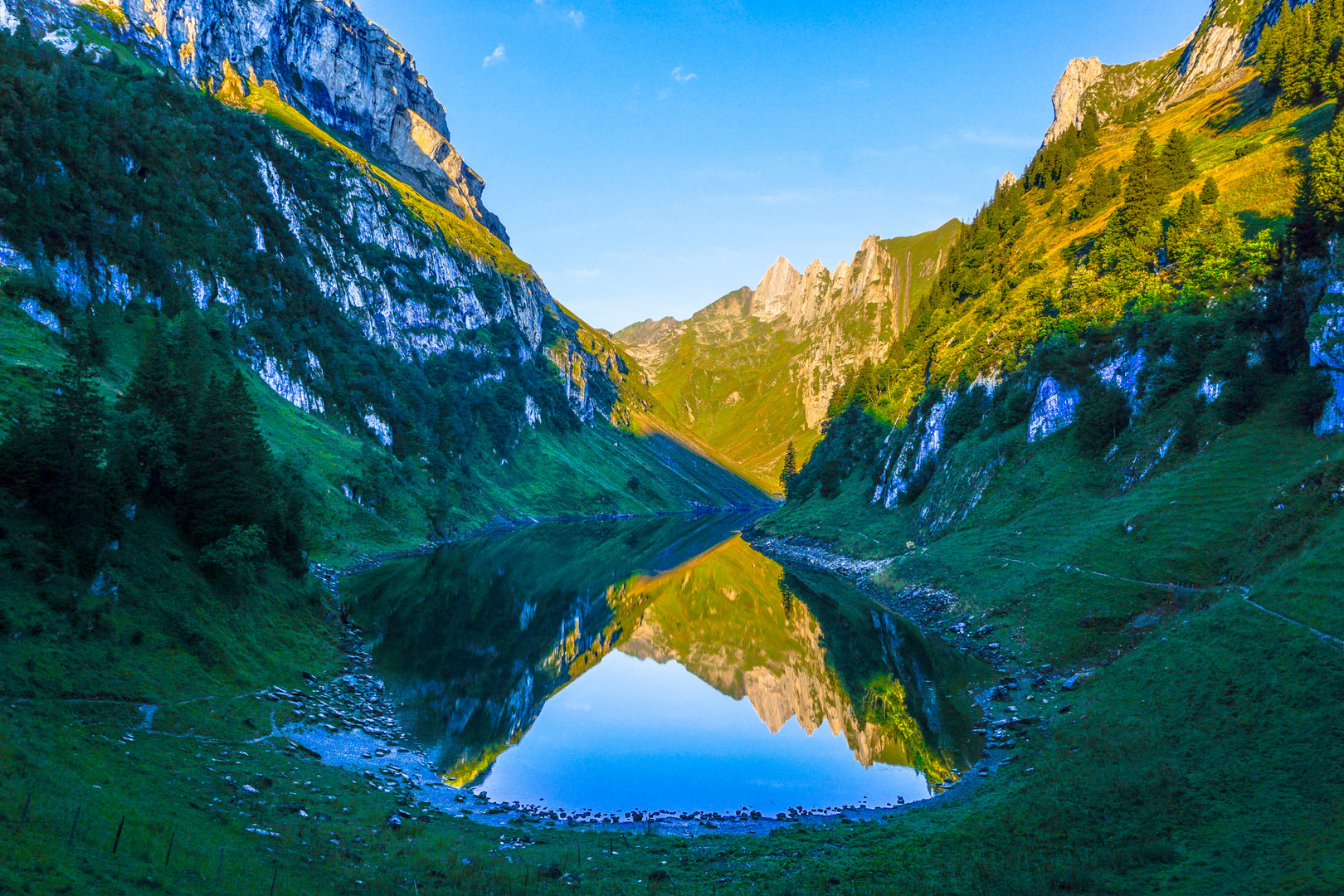 Spiegelungen am Fählensee