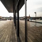 Spiegelungen am Hafen von Kopenhagen