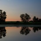 Spiegelungen am Ladeburger Stausee 02