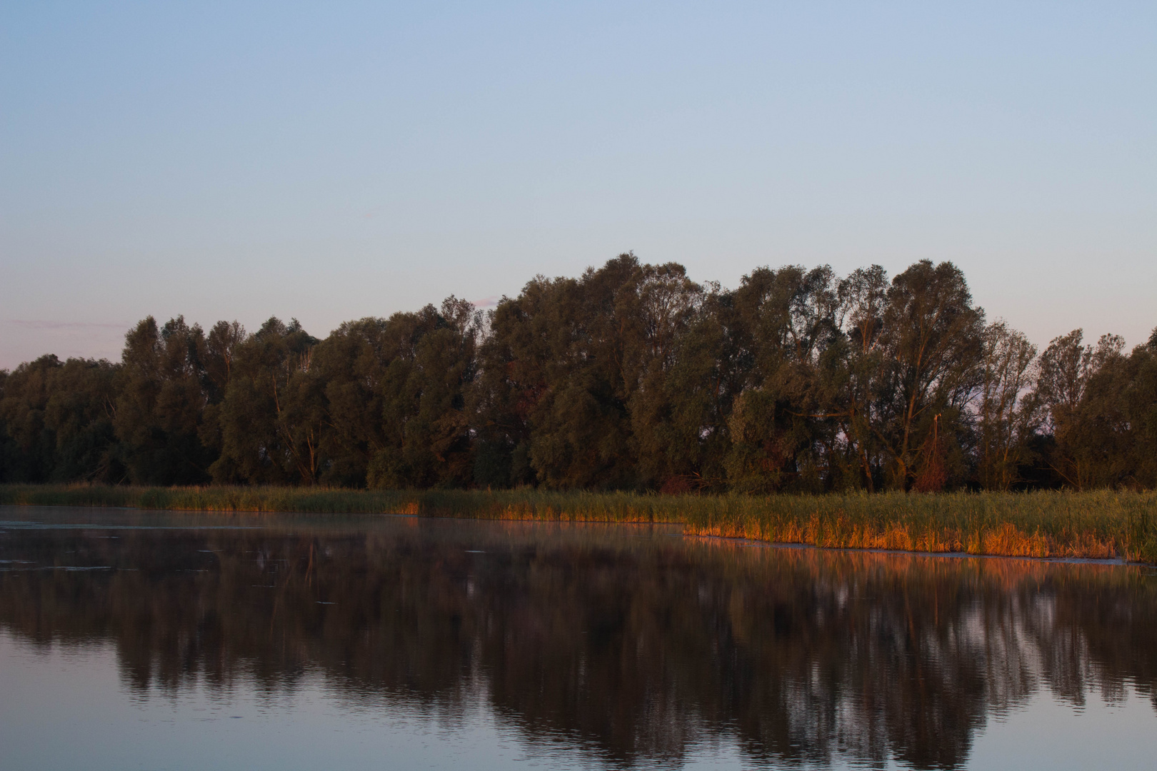 Spiegelungen am Ladeburger Stausee 04