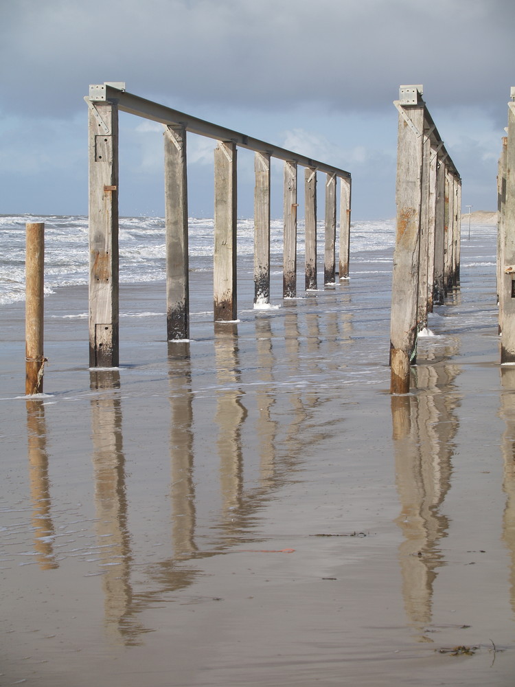 spiegelungen am meer