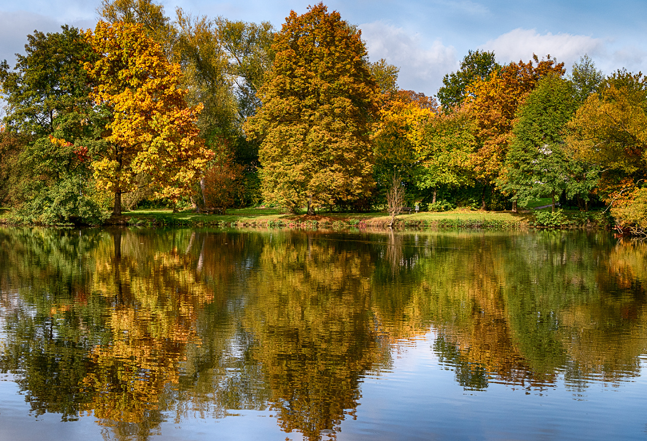 Spiegelungen am See