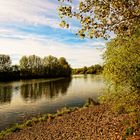 Spiegelungen am Stausee Birkungen im Mai 2020