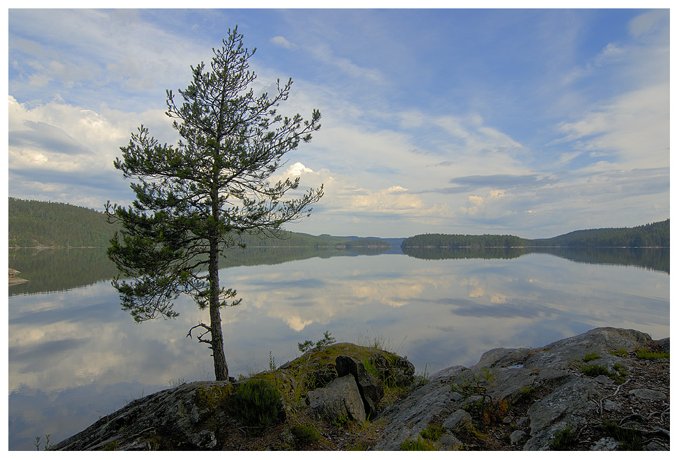 Spiegelungen am Stora Le