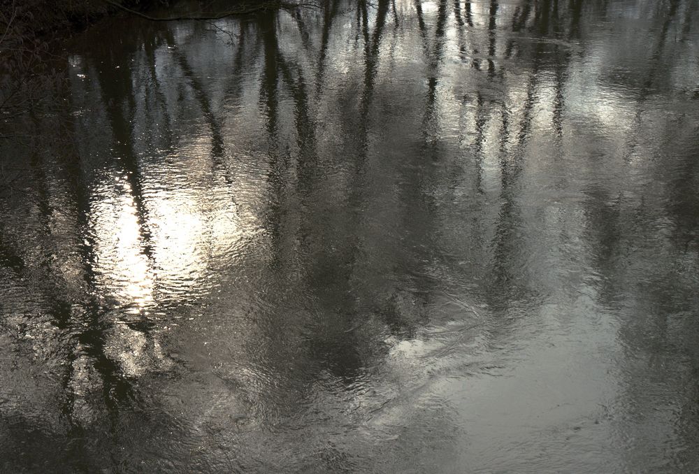 Spiegelungen an der Pegnitz