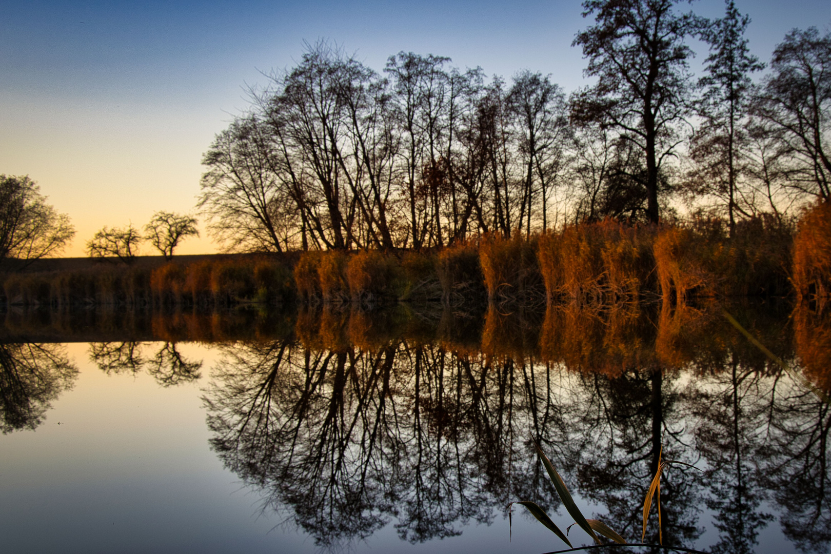 Spiegelungen im Abendlicht