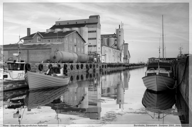 Spiegelungen im Hafen von Nexø